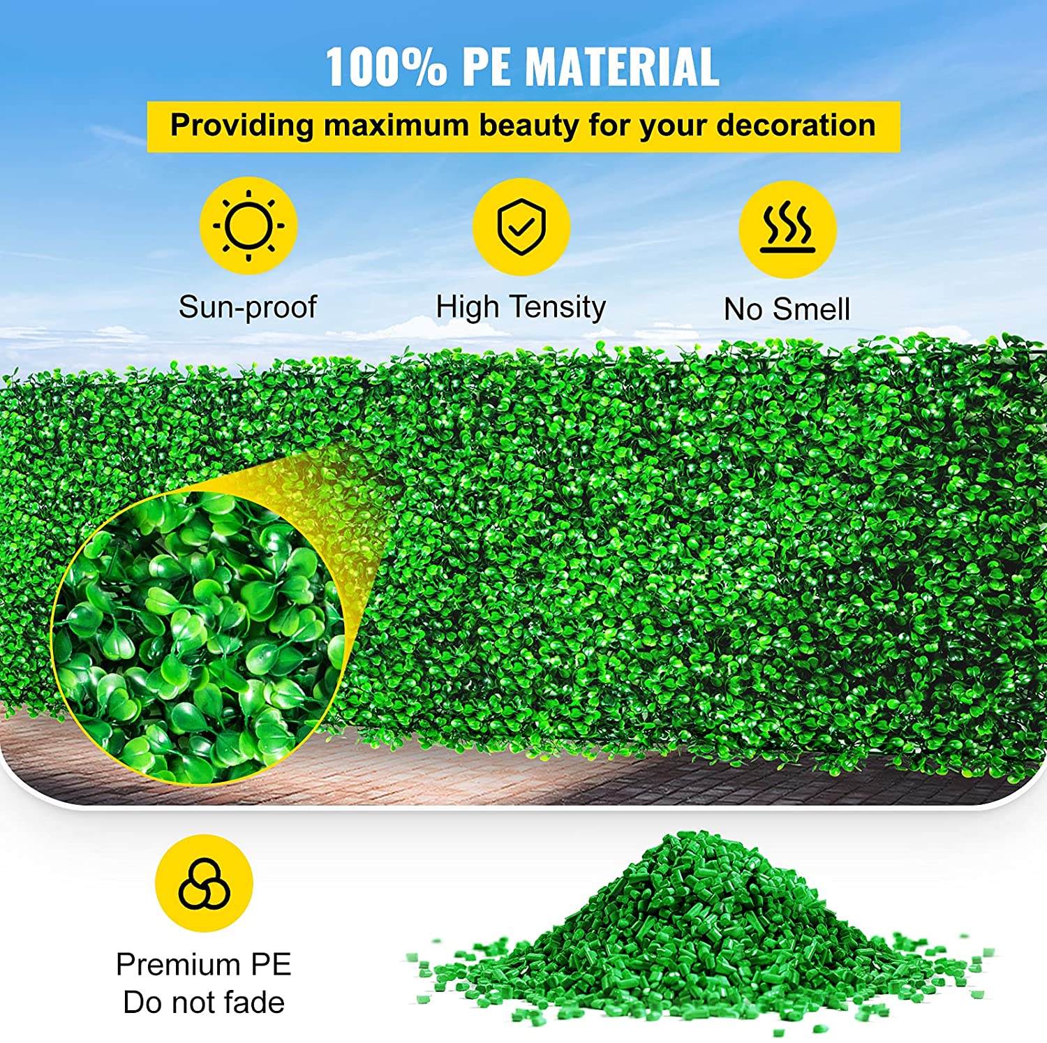 SucceBuy Artificial Plant Wall - Preserved Moss Sheet recension och pris