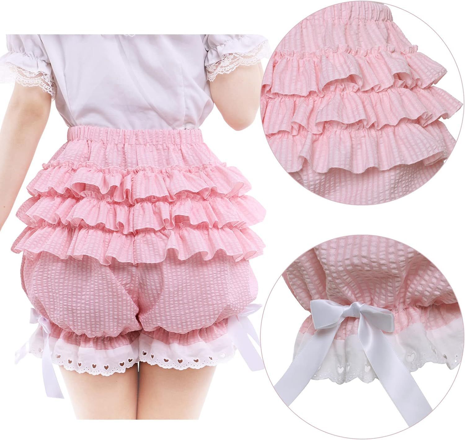 Lolita pants cute strap bow-kn - Supply Florist recension och pris