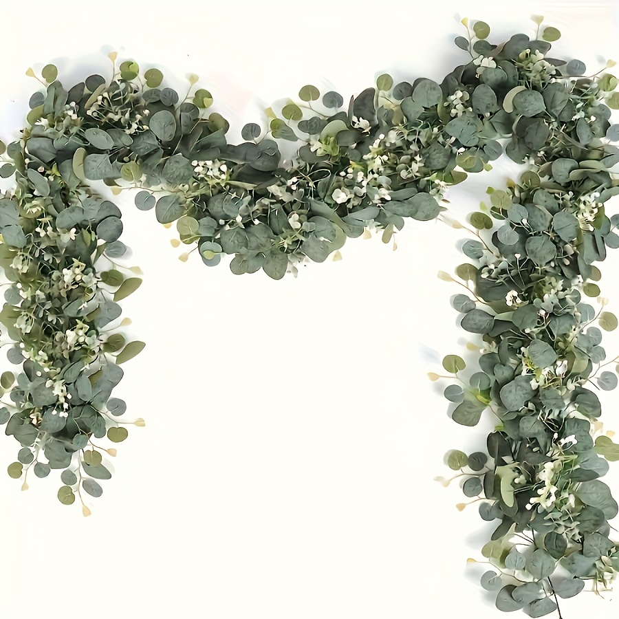Artificial Eucalyptus Wreath F - Eucalyptus Preserved recension och pris