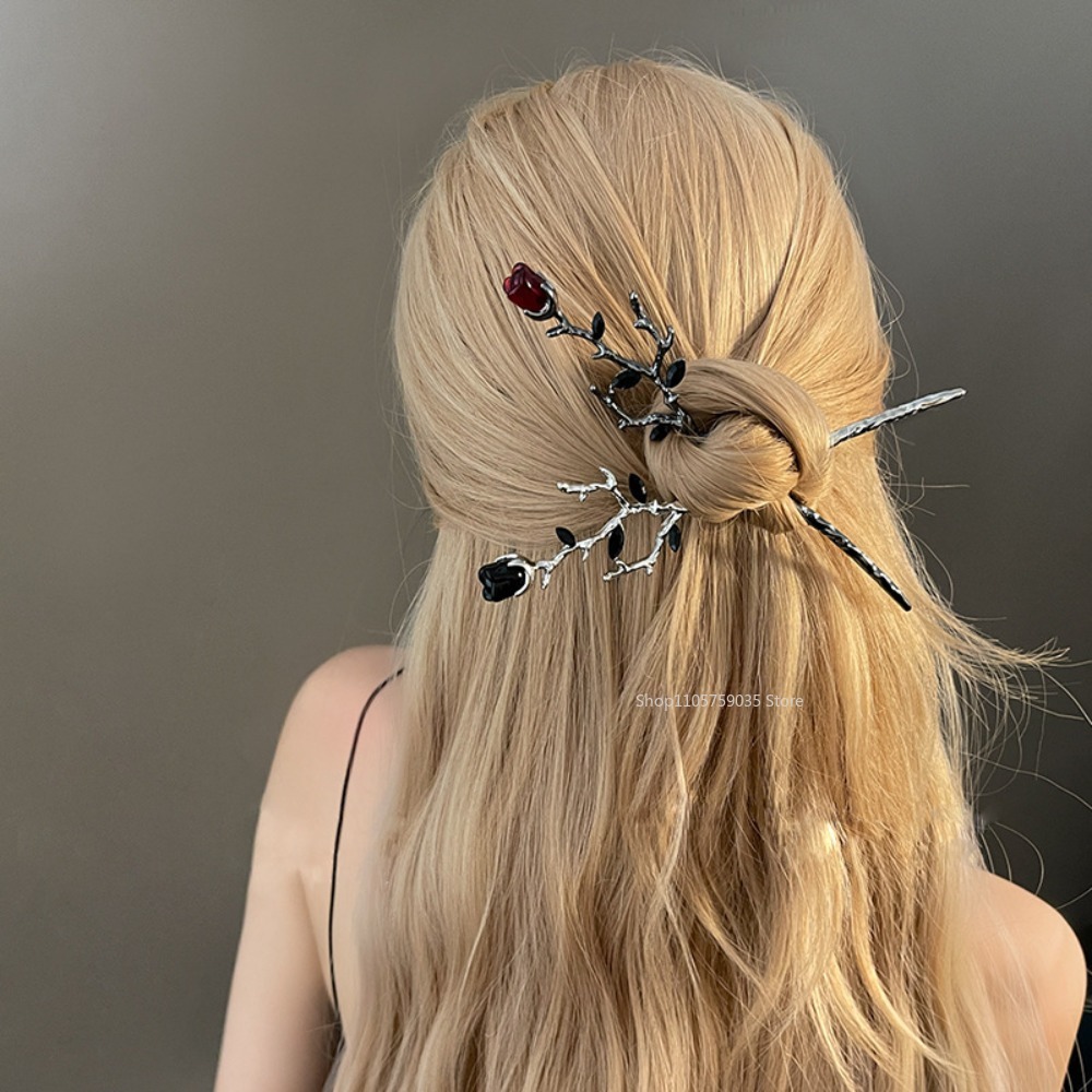Vintage Metal Red Rose Flower  - Supply Florist recension och pris