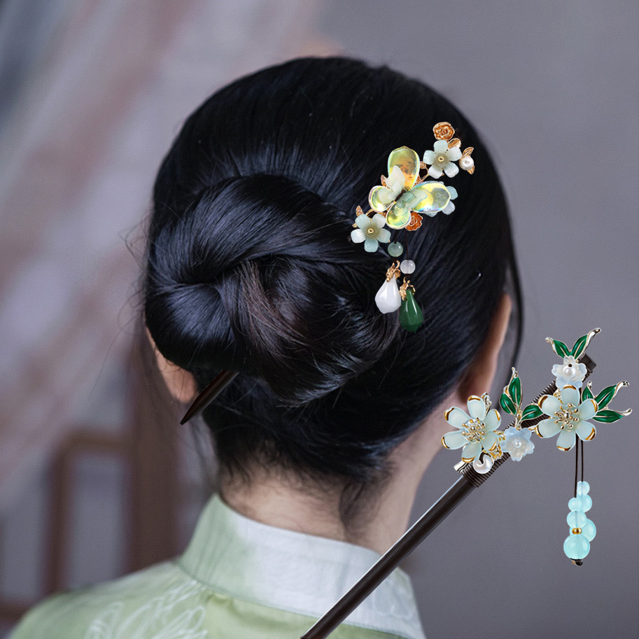 Wood Tassel Step Shaking Hair  - Supply Florist recension och pris