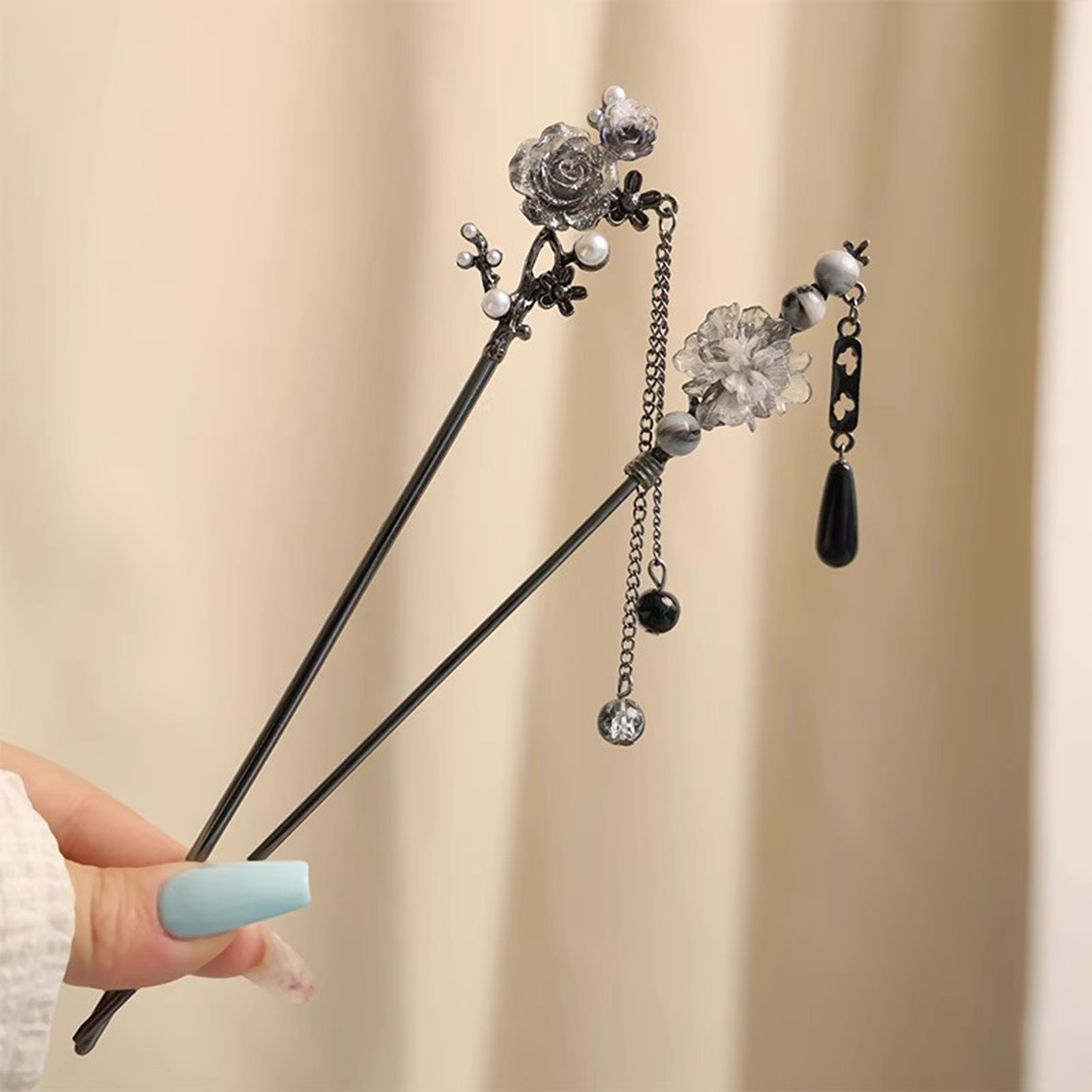 Elegant Flower Hair Sticks For - Supply Florist recension och pris
