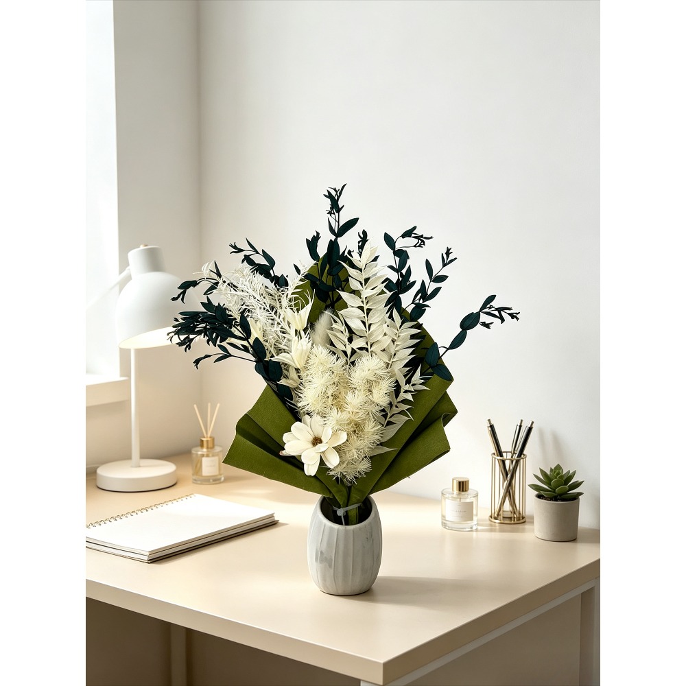 Preserved Dried Flower Bouquet - Eucalyptus Preserved recension och pris