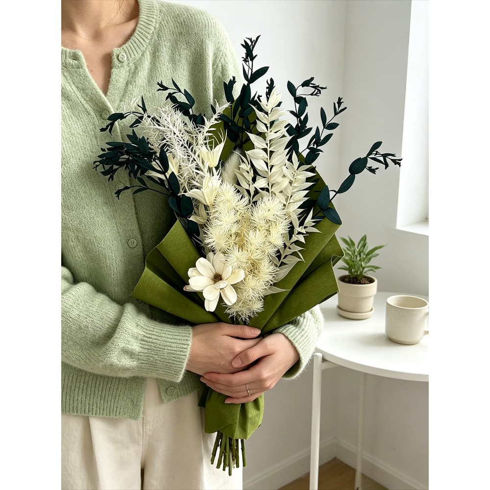 Preserved Dried Flower Bouquet - Eucalyptus Preserved recension och pris