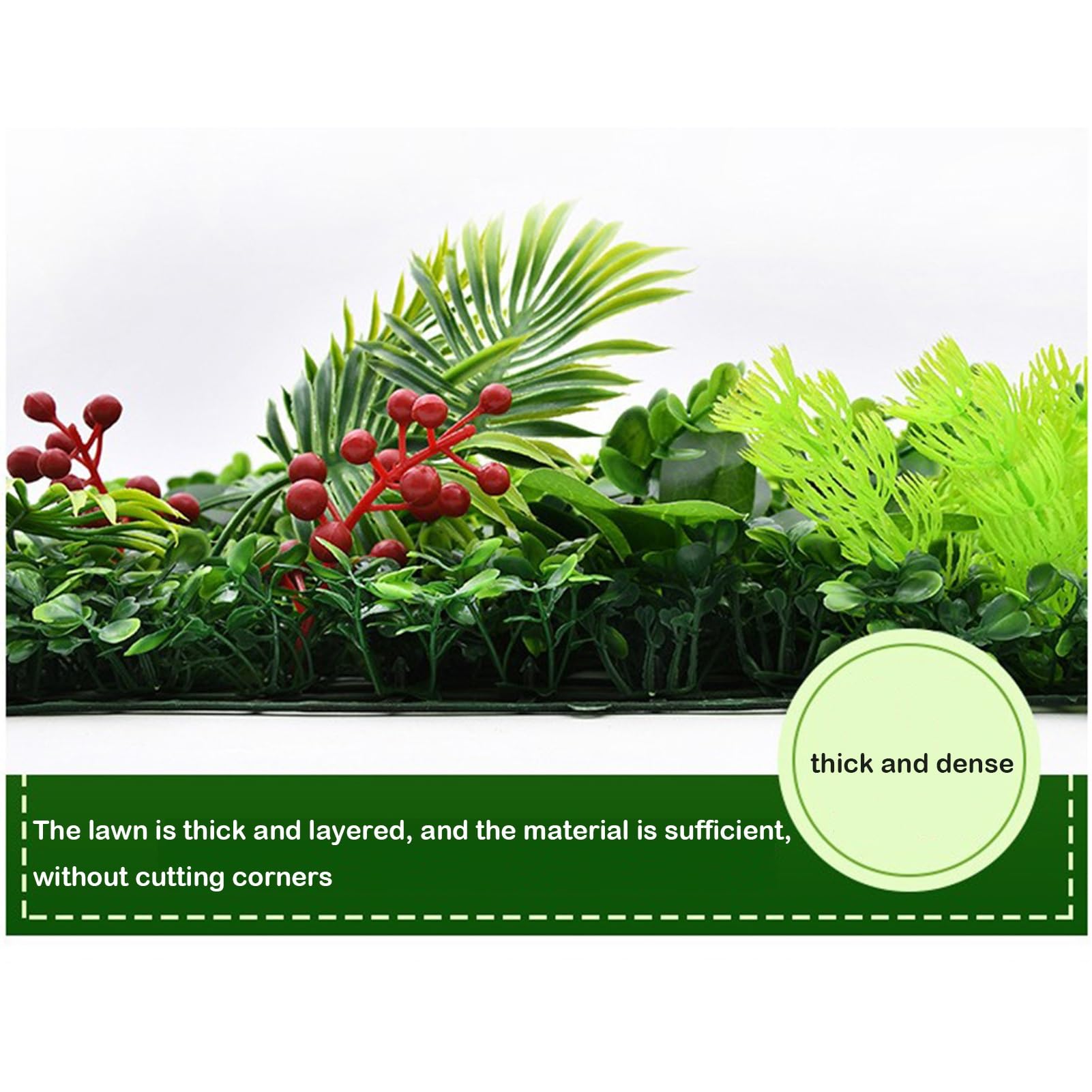 1pc Artificial Green Plant Wal - Preserved Moss Sheet recension och pris